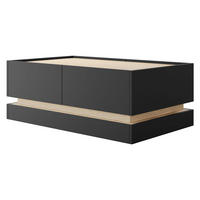 COUCHTISCH Zarpant L97 4K - Eichefarben/Schwarz, Holzwerkstoff (60/97/40cm) - MIRJAN24