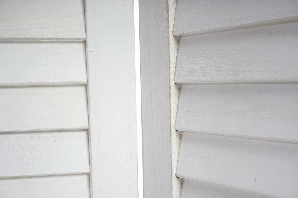 PARAVENT Weiß - Weiß, Holz (161/170/2cm) - MCW