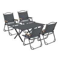 GARTENMÖBEL-SET Botrugno 5 TLG. - Grau, Textil/Metall - casa.pro