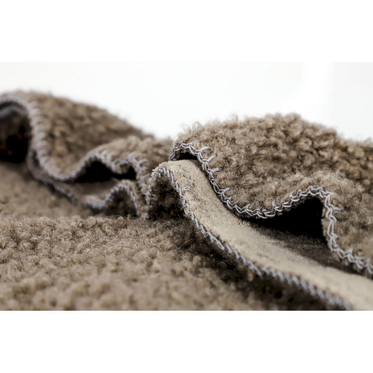 KUSCHELDECKE TEDDY - Beige, Textil (140/200cm) - Schöner Wohnen