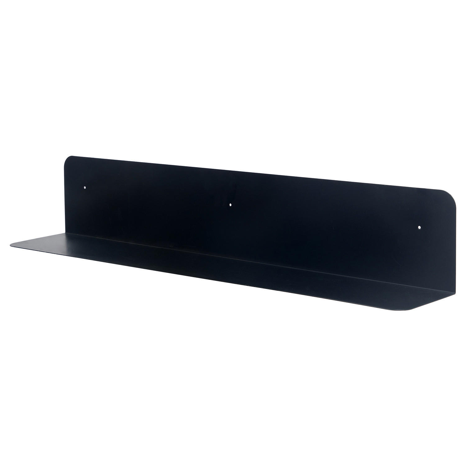 WANDBOARD - Eisen - Schwarz, Metall (80/15/15cm) - home24