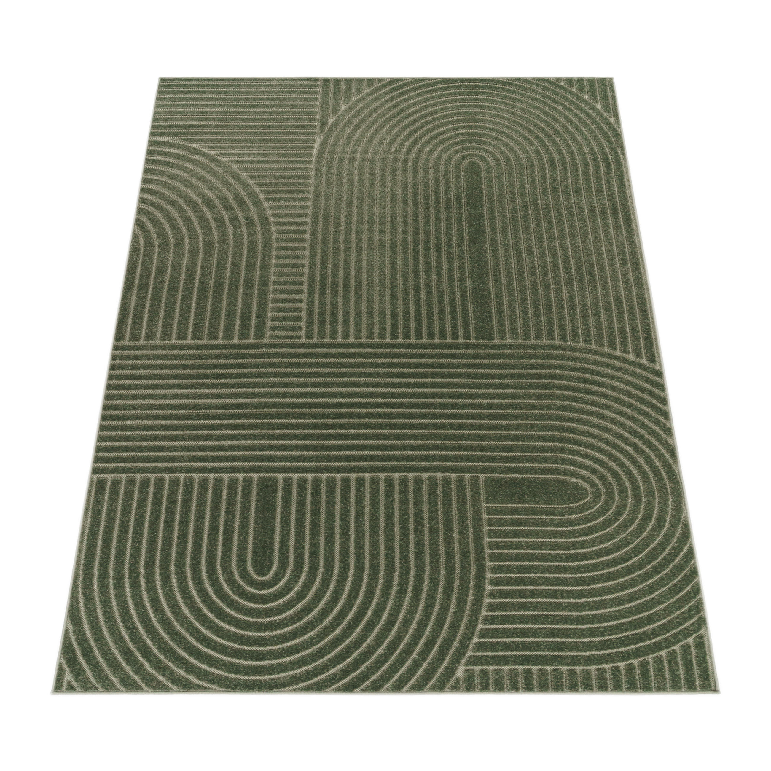 OUTDOORTEPPICH 200/290 cm Cotton 240 - Grün, Textil (200/290cm) - Paco Home