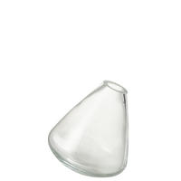 VASE TOPAZ - Glas - Transparant - Ø 11.5 cm - Transparent, Glas (11.5/13.5cm) - J-Line