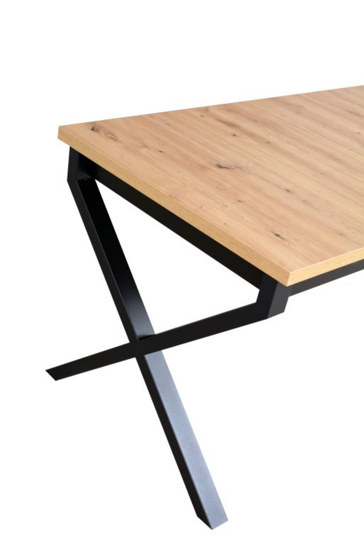 ESSTISCH Ikon 1, 140-180/80 cm, wotan - Eiche Wotan, Holz (80/140/78cm) - Leaf Design