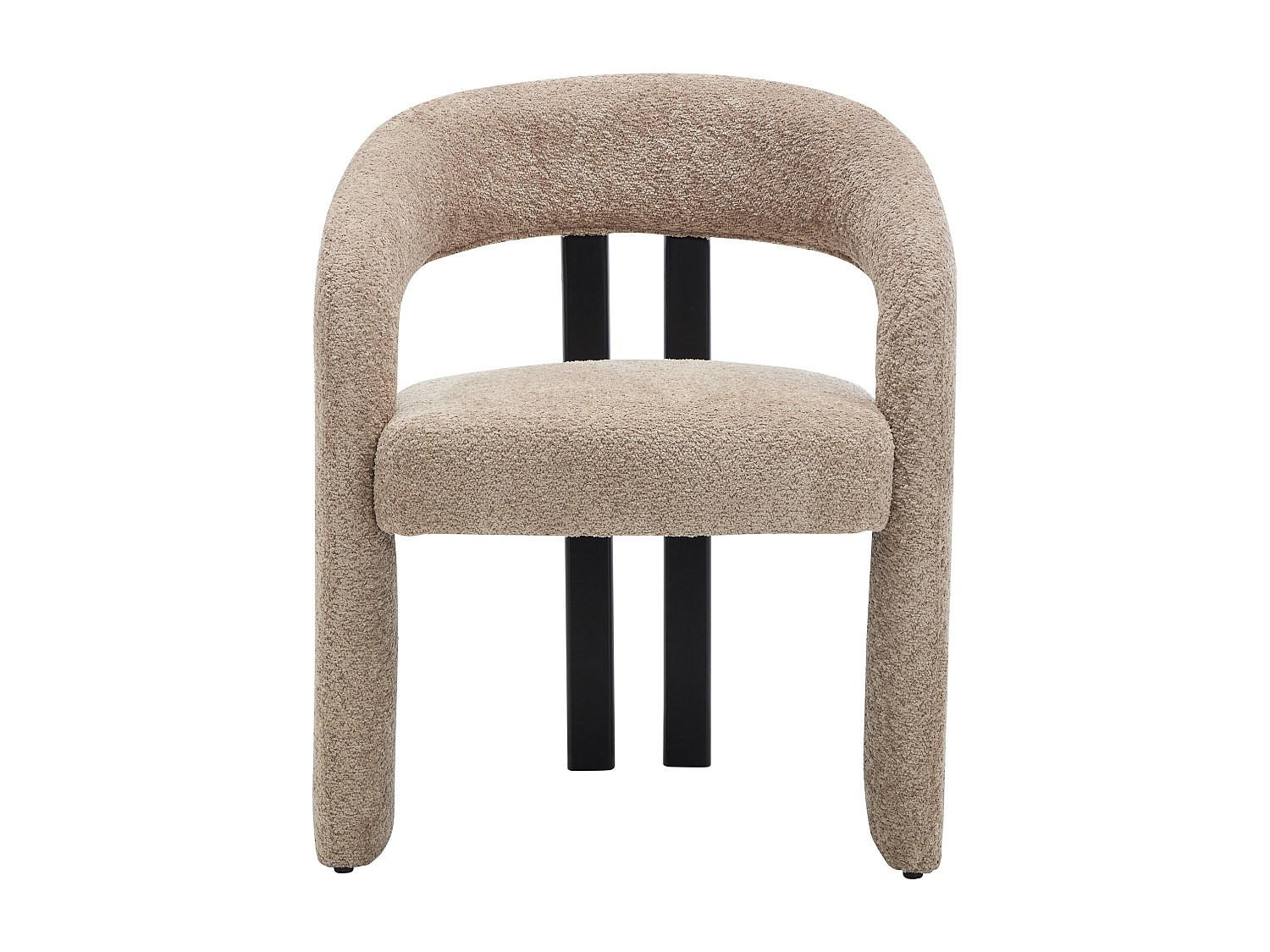 STUHL - 65 cm x 58 cm - holz - taupe Noreti - Taupe, Holz/Holzwerkstoff (65/79/58cm) - Vente-Unique