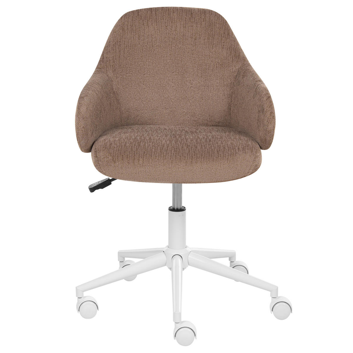 SCHREIBTISCHSTUHL Braun Rivlav - Braun, Textil/Metall (60/77/60cm) - Beliani