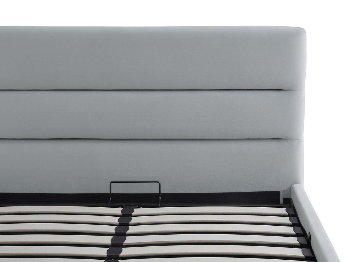 POLSTRBETT Lutko 8040 Single - Schwarz/Naturfarben, Holzwerkstoff/Kunststoff (120/200cm) - MIRJAN24