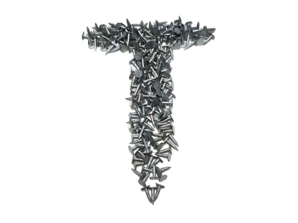 DACHPAPPSTIFTE Nägel verzinkt 2,5 x 15 mm 133 Stück - Naturfarben, Kunststoff (1.5/1.5cm) - Alpholz