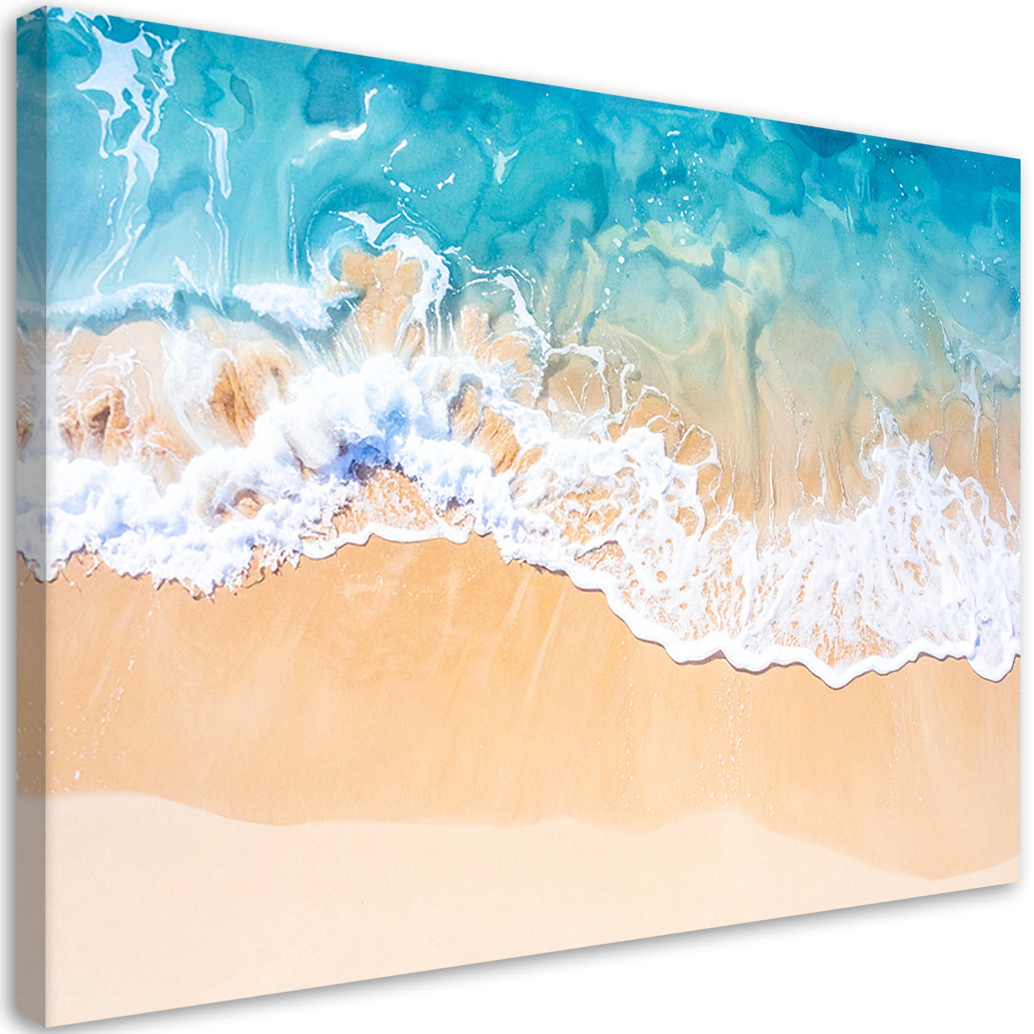 Feeby Leinwandbild, Blau 120x80 cm
