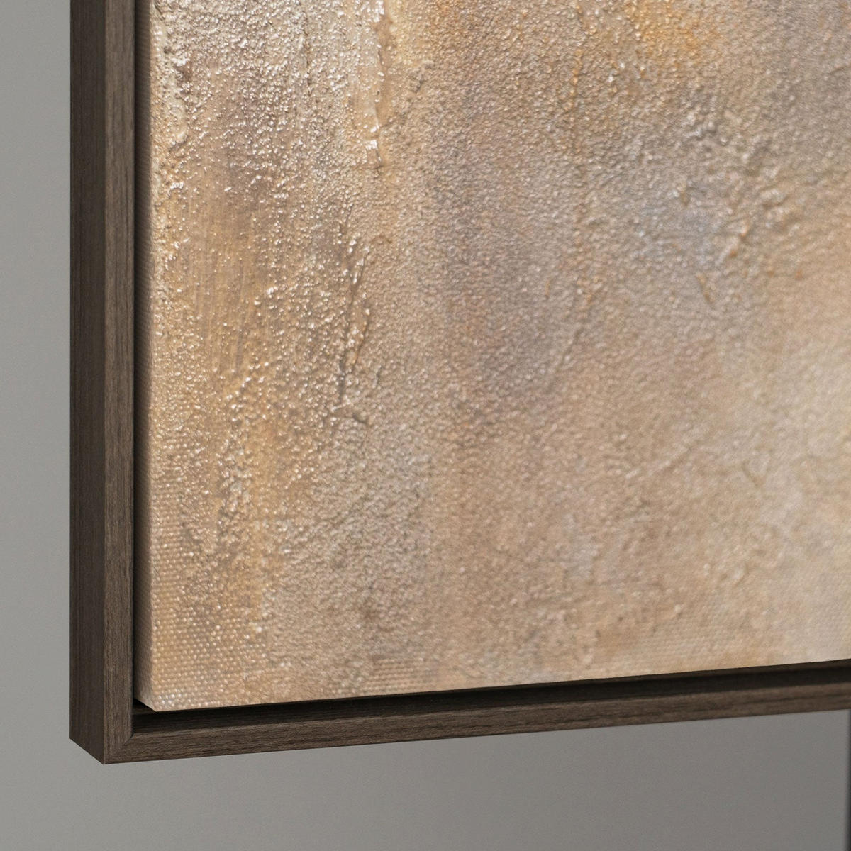 GEMÄLDE Leuchten in den Wolken Schattenfugenrahmen Grau 140x100 cm - Grau, Holz (140/100cm) - YS-art gallery