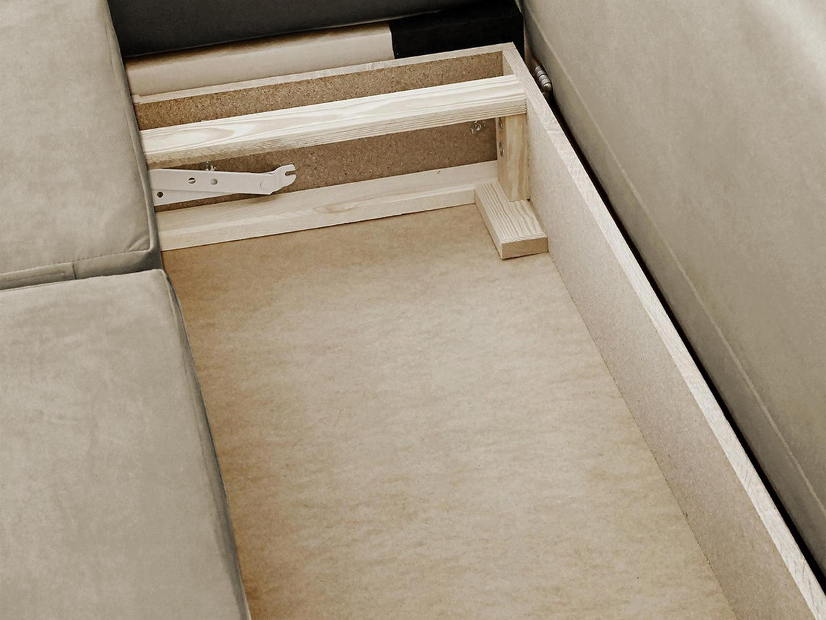SCHLAFSOFA Venice - Schwarz/Rosa, Holz/Textil (225/96/94cm) - MIRJAN24