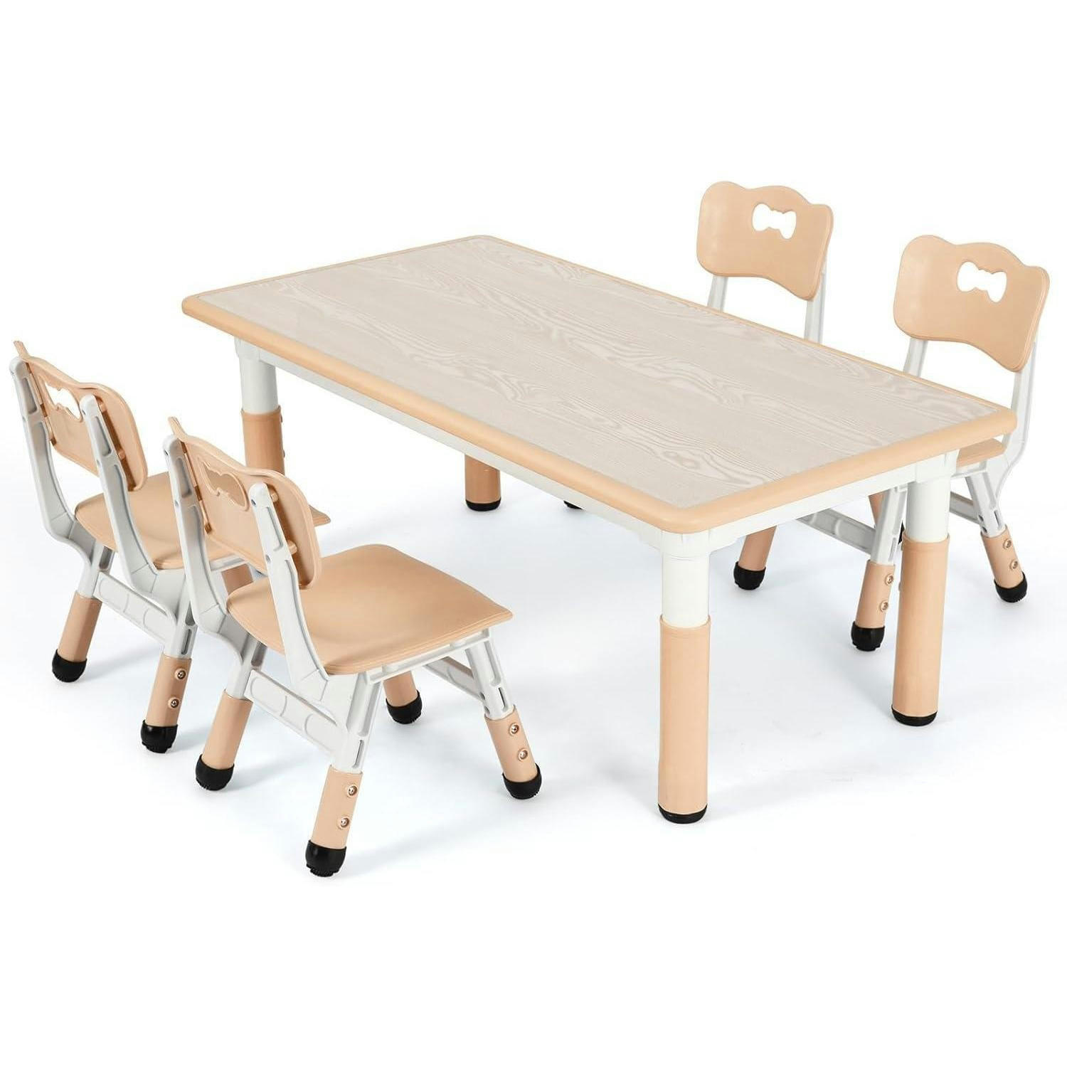 XXXLutz Kindertisch- Mehrfarbig 60x60x120 cm