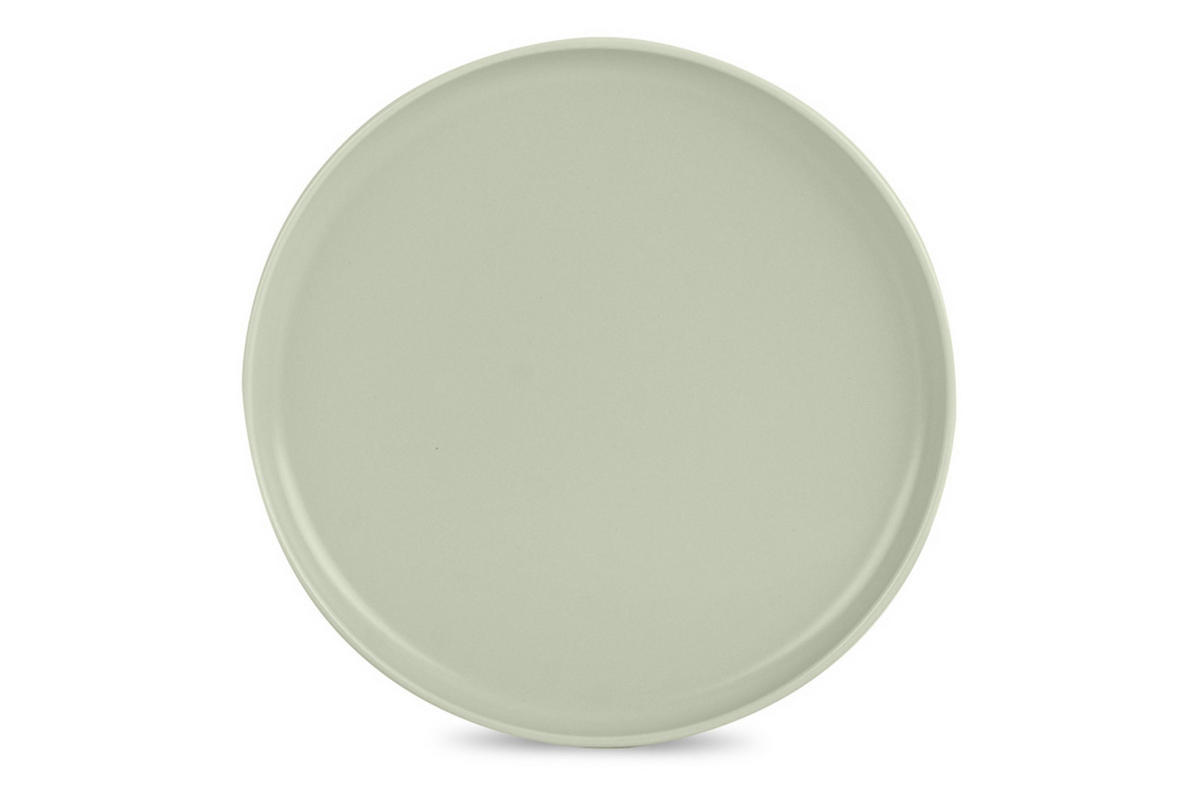 TAFELSERVICE VICTO 6 Personen 18-tlg matt beige/grün/grau - Beige, Keramik (27/2/27cm) - KONSIMO®