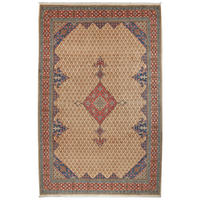 ORIENTTEPPICH handgeknüpft Ekbatan Beige 334/213 cm Schurwolle - Beige, Textil (213/334cm) - Looma