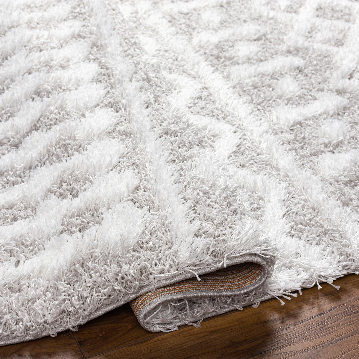 HOCHFLORTEPPICH 160/220 cm Grau - Grau, Naturmaterialien/Textil (160/220cm) - LIVABLISS