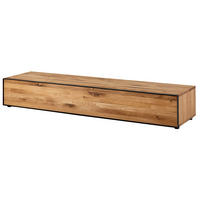 LOWBOARD Wildeiche 200x53x32 natur geölt STARNBERG #13 - Naturfarben, Holz (200/32/53cm) - Massivmoebel24