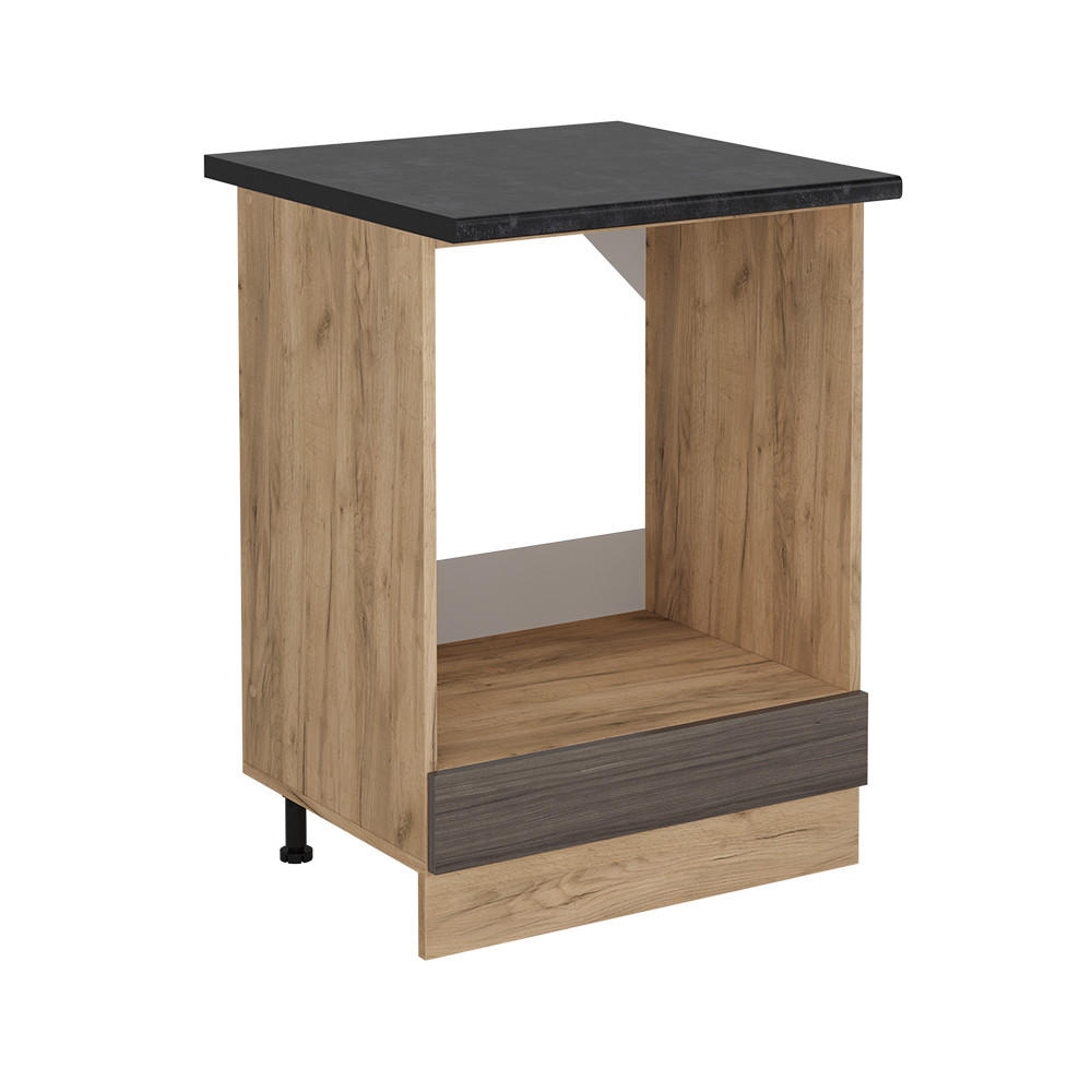 Honigeiche/Grau, Holzwerkstoff (60/81.6/60cm) - Vicco