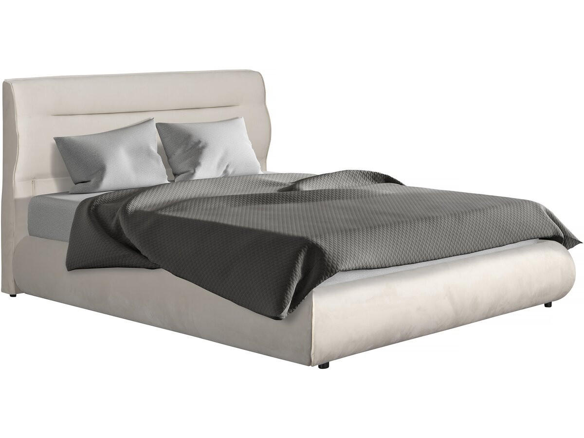 BETT chamonix beige - Beige, Textil (200/160cm) - Habitat Garten