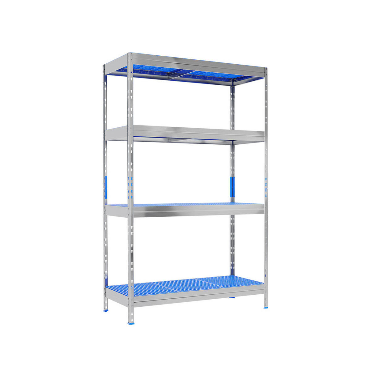 LEBENSMITTELREGAL 180x110x50 KunststoffB - Zinkfarben, Metall (110/180/50cm) - AR Shelving