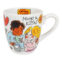MINI-BECHER Blond x Senseo Keks in Bunt - 200 ml - Multicolor, Keramik (0.2L) - Blond Amsterdam