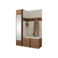 MOBILIER PENTRU HOL Orion X - bej/culoare lemn de nuc, material plastic/compozit lemnos (124/186/46cm) - MIRJAN24