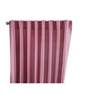 SCHLAUFENGARDINE »Jena« HxB 225x140 cm Altrosa - Rosa, Textil (140/225cm) - Gardinenbox