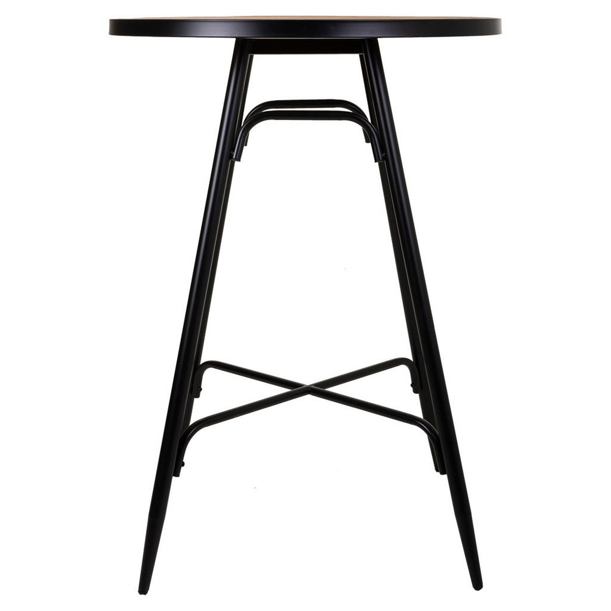 TISCH aus Metall und Holz, grau, 76x105cm - Grau, Metall (76/76/105cm) - Wanderlust