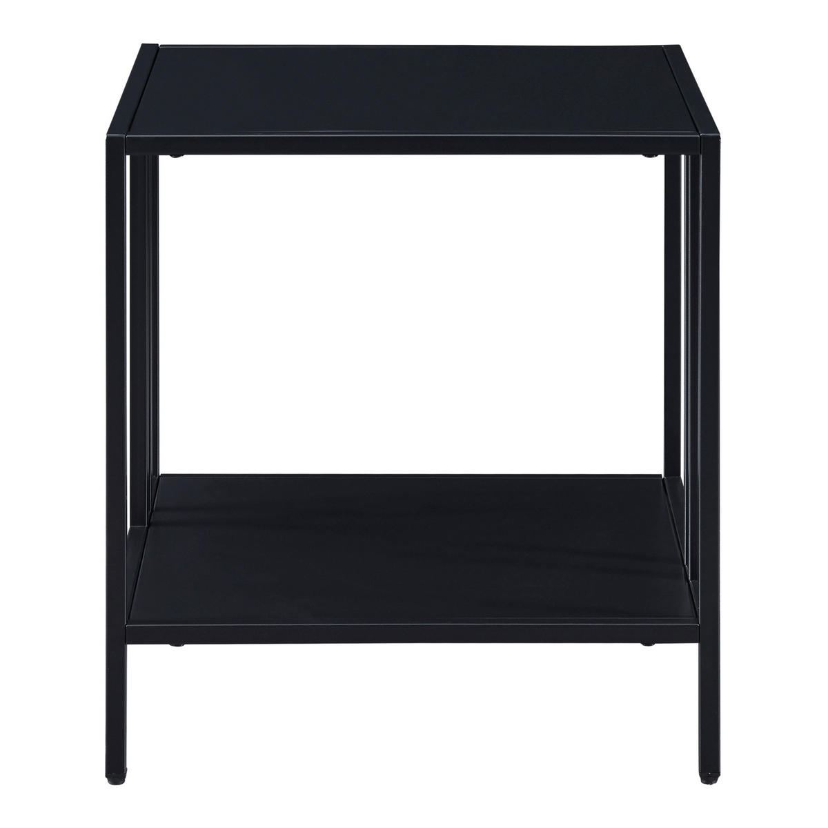 BEISTELLTISCH Kumlinge - Schwarz, Metall (45/45/47cm) - [en.casa]