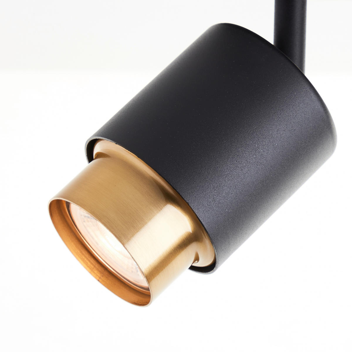 LED SPOT Covelo Sand Schwarz/matt gold 10/34,8/15,6 cm - Multicolor, Kunststoff (5cm) - Brilliant