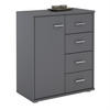 KOMMODE TIRANO - Grau, Holzwerkstoff (60/70/30cm) - CARO-Möbel