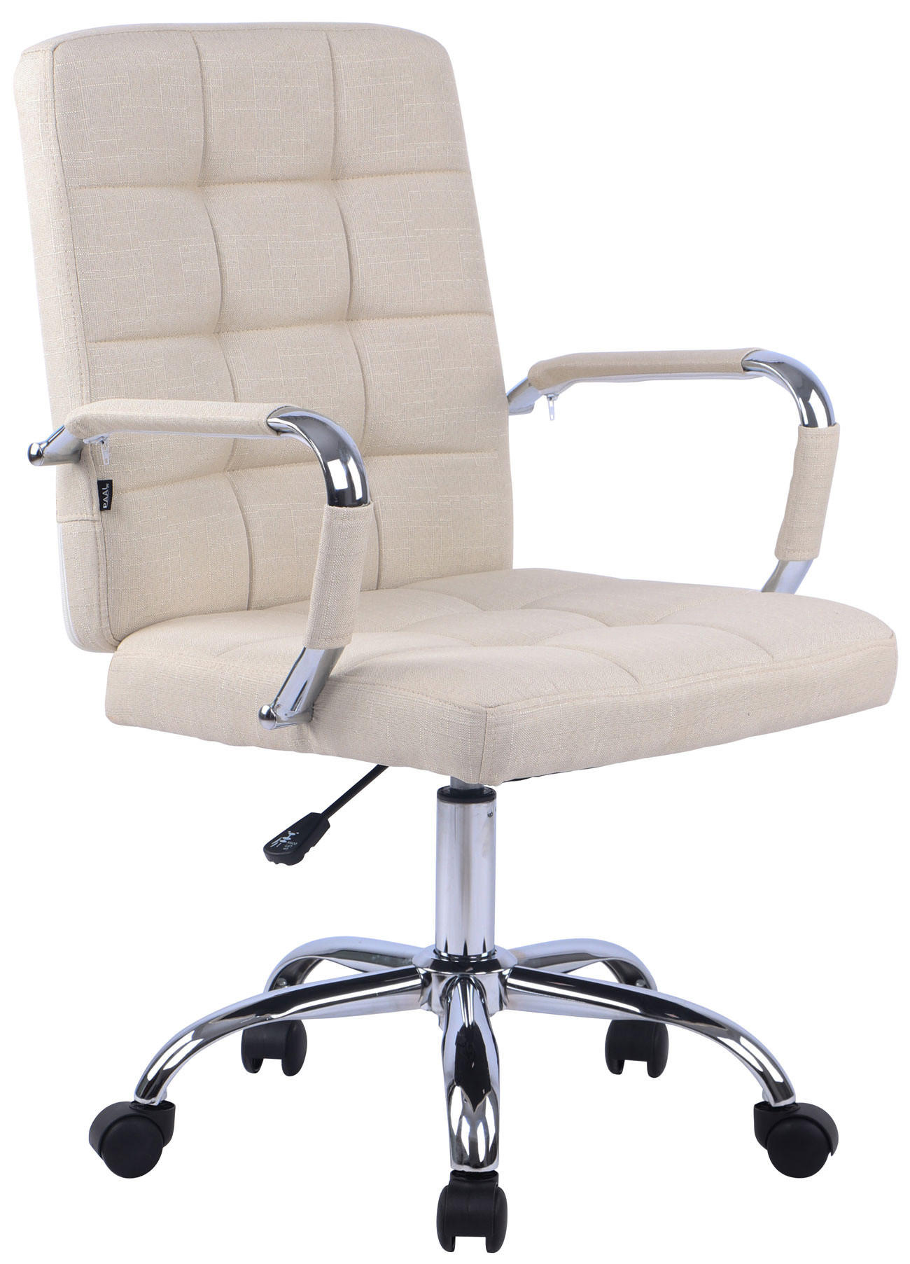 DREHSTUHL Stoff creme - Creme, Textil (58/92/65cm) - CLP