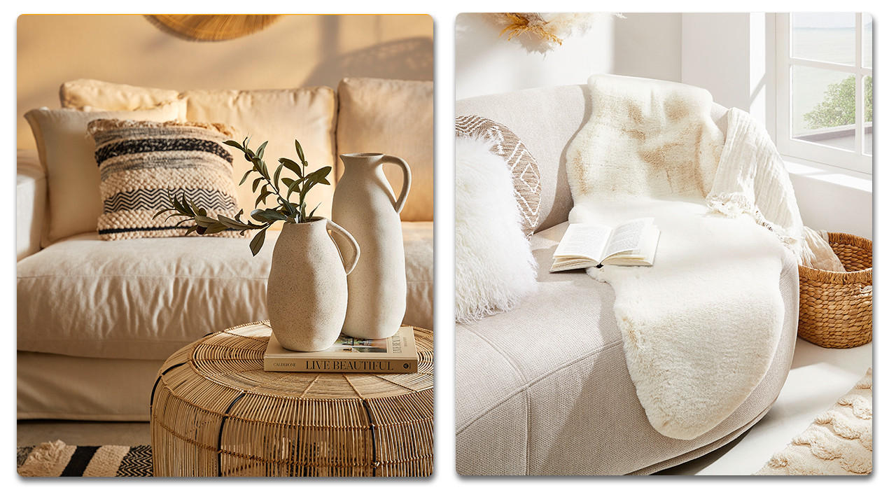 Wohnzimmer-Ideen: Beige und Beige gesellt sich gerne