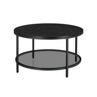 COUCHTISCH WINDHOEK - Schwarz, Glas (80/80/46cm) - Hansiro