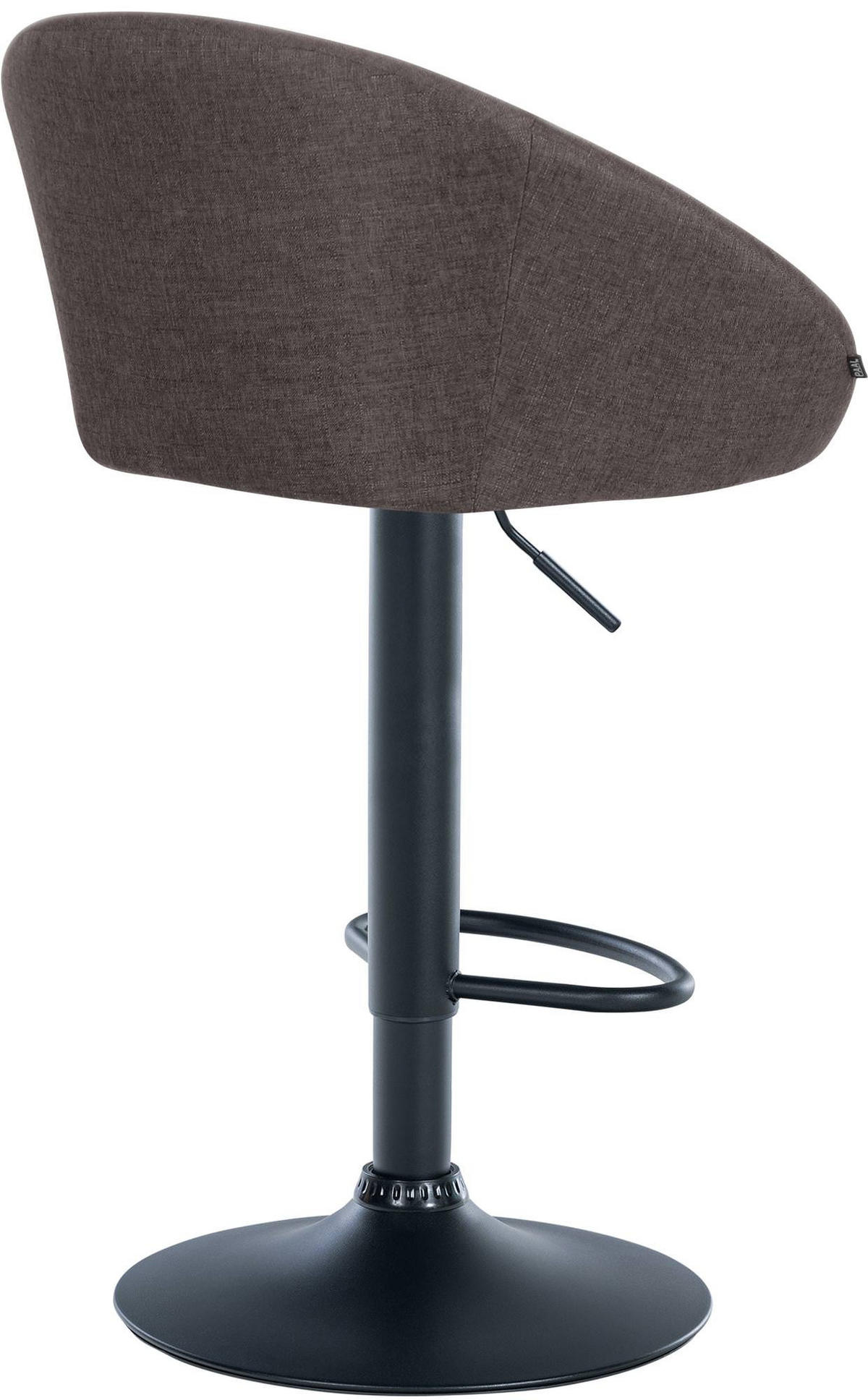 BARHOCKER Stoff dunkelgrau - Dunkelgrau, Textil (55/86/51cm) - CLP