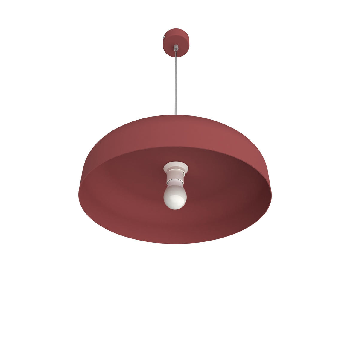 HÄNGELEUCHTE - Rot, Metall (40/40/10cm) - Lumicom