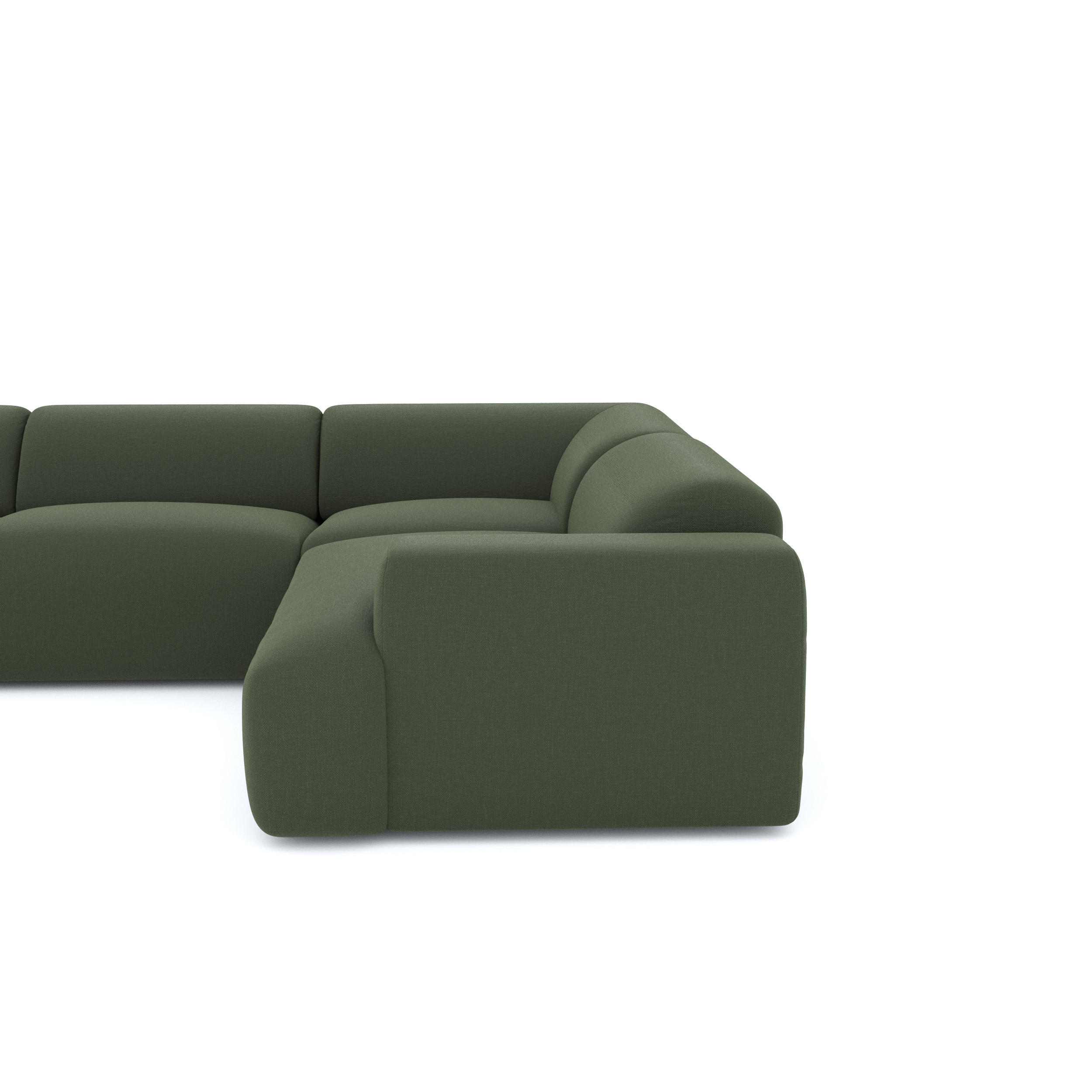 Thumbnail - Sia Home Wohnlandschaft, Olivgrün, Textil, 7-Sitzer, U-Form, 354x73x200 cm, Wohnzimmer, Sofas & Couches, Wohnlandschafte...