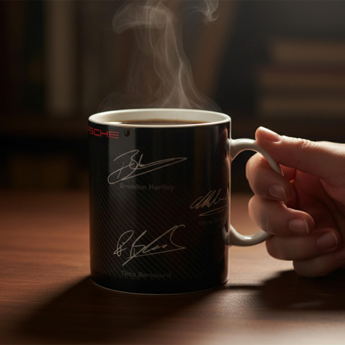 KAFFEEBECHER 919 Hybrid Schwarz Weiß - Schwarz, Keramik (0.3L) - Porsche