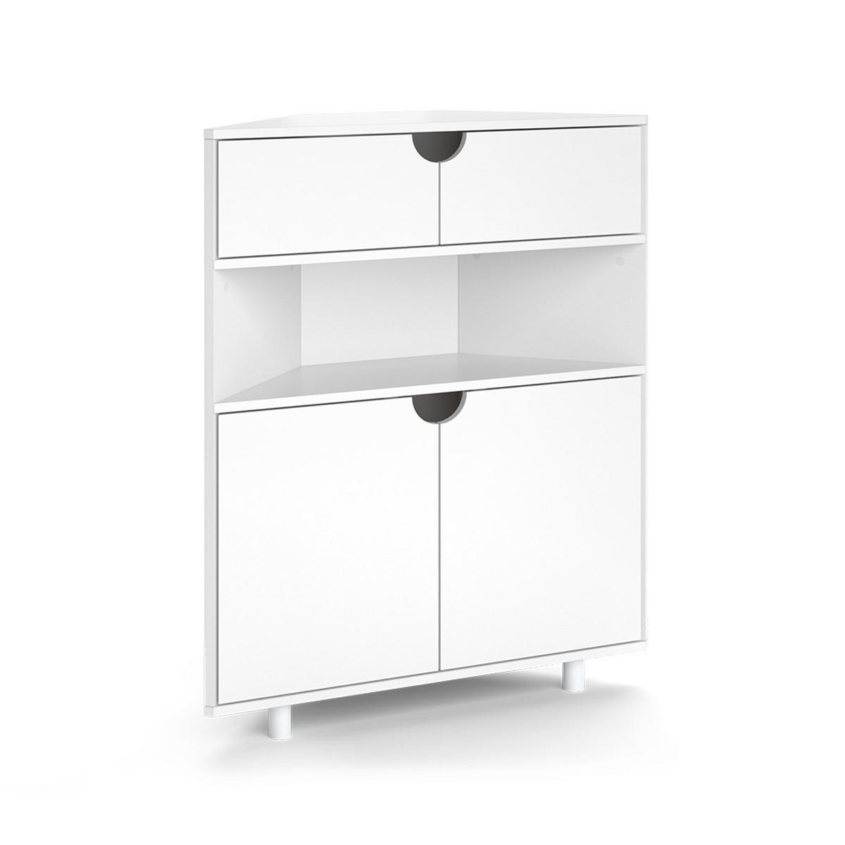 KREDENC Inaro Bílá - bílá, kompozitní dřevo (79/96/27.2cm) - Vicco