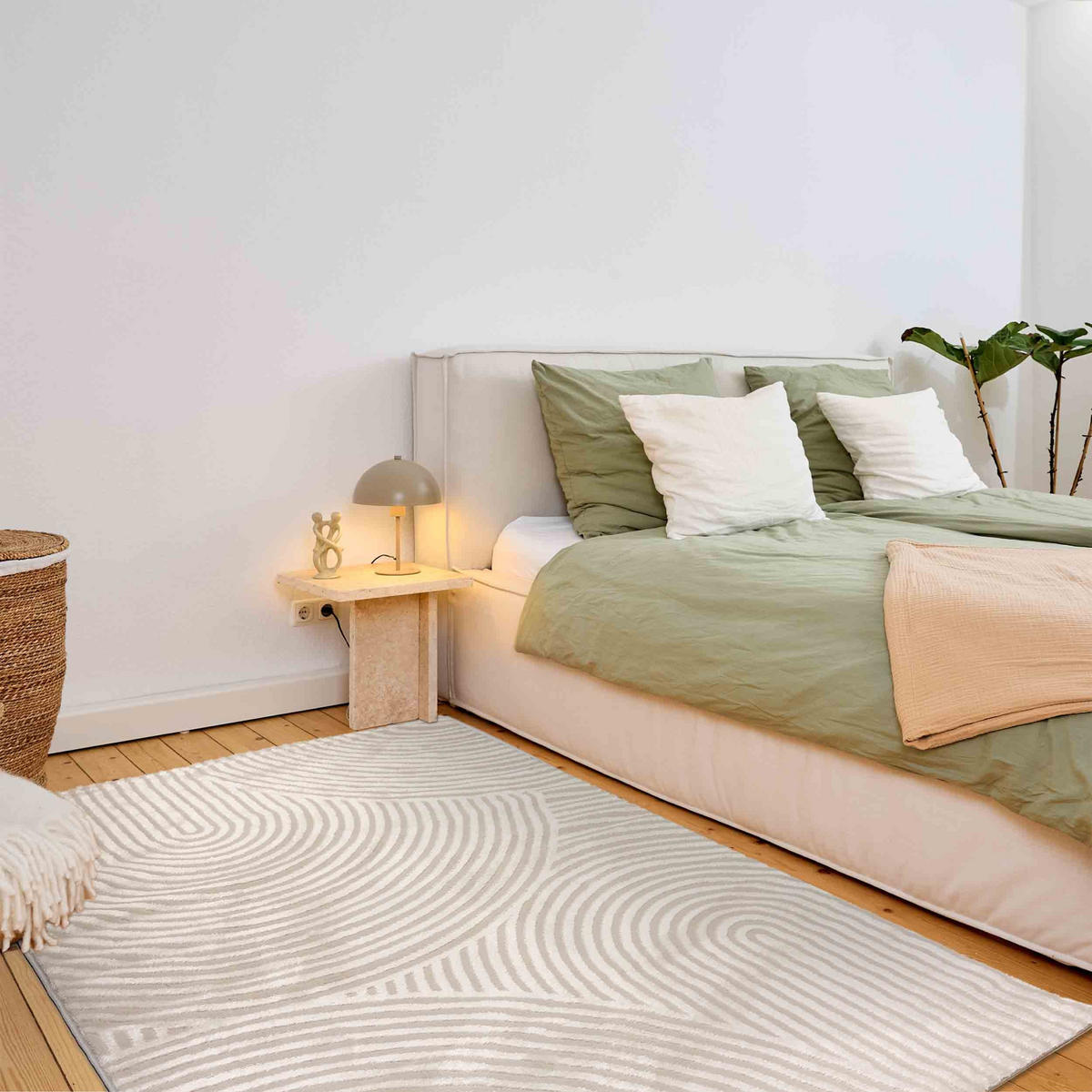 KURZFLORTEPPICH JULES - Creme, Textil (160/230cm) - Astra