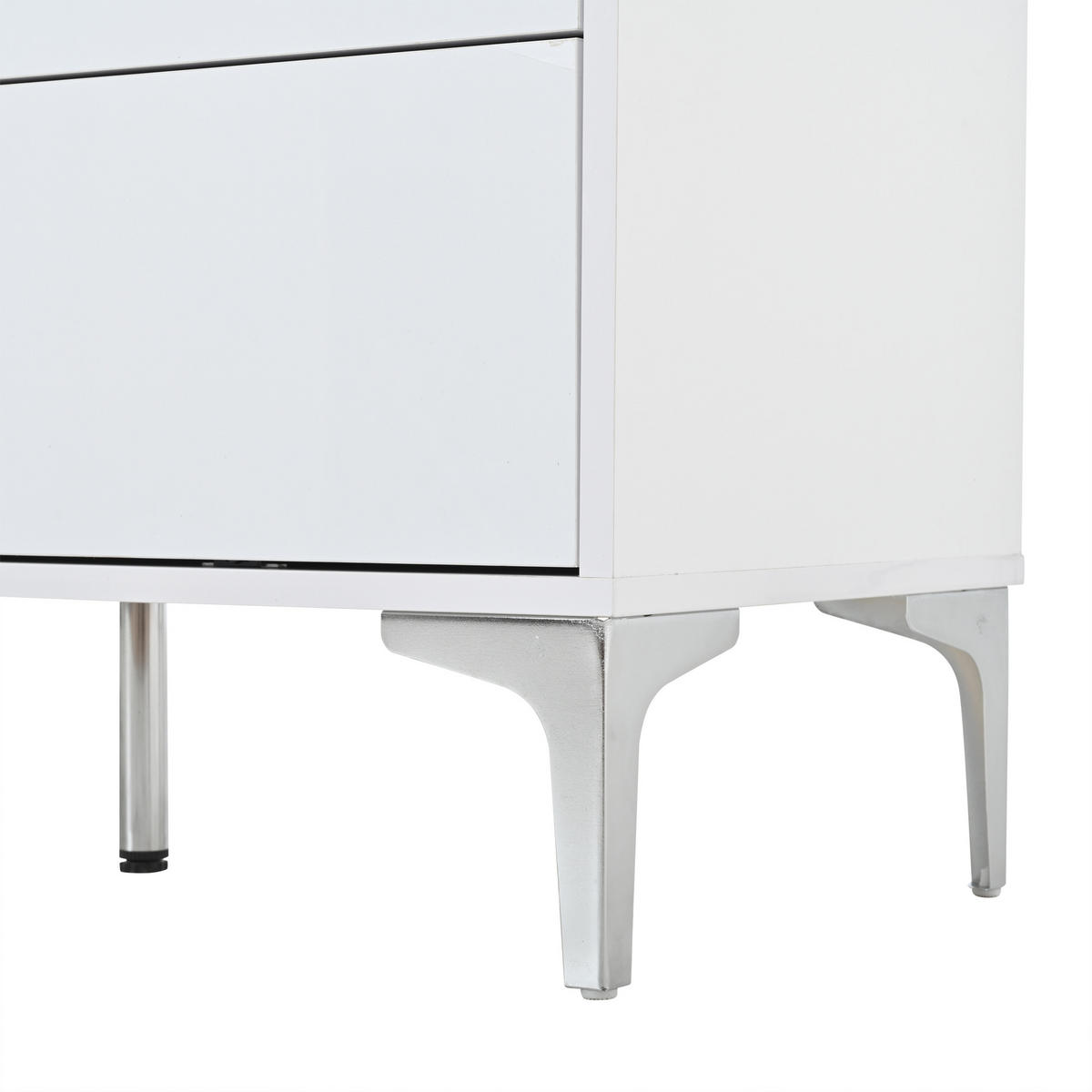 SIDEBOARD Weiß 150/38/59.5 cm - Weiß, Holzwerkstoff (150/59.5/38cm) - PANGIVO