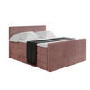 BOXSPRINGBETT mit Matratze H3|H4 und Lattenrost - TOLO-Z KING 120x200 Cord - Hellrosa - Hellrosa, Holzwerkstoff (120/200cm) - ALTDECOR