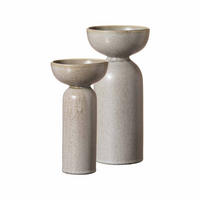 VASEN-SET Imperia grau 2er Set - Grau, Keramik (1cm) - Ritzenhoff Breker