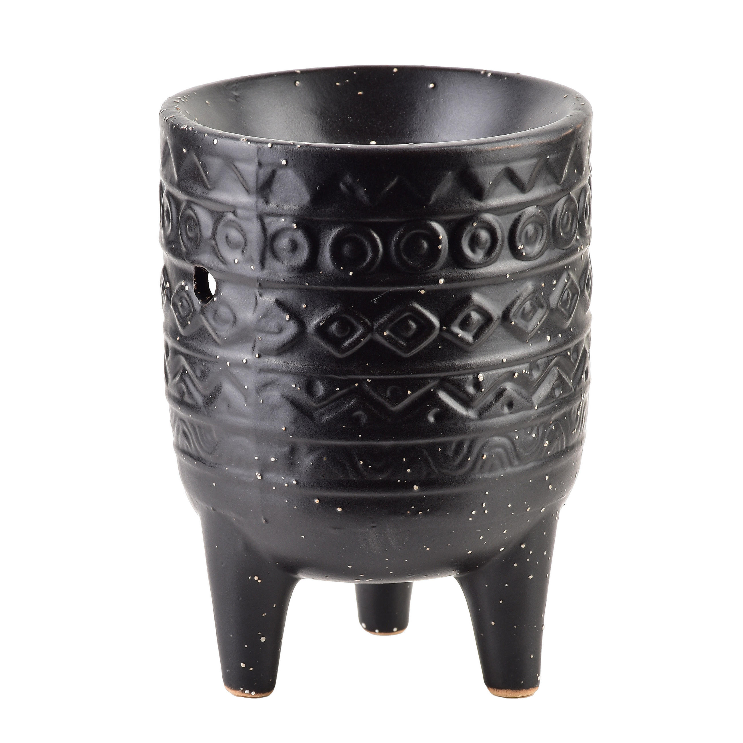 DUFTLAMPE Basic Schwarz 9/9/13 cm Keramik - Schwarz, Keramik (13cm) - Mondex