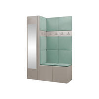 GARDEROBEN-SET Orion X - Kaschmir/Mintgrün, Holzwerkstoff/Kunststoff (124/186/46cm) - MIRJAN24