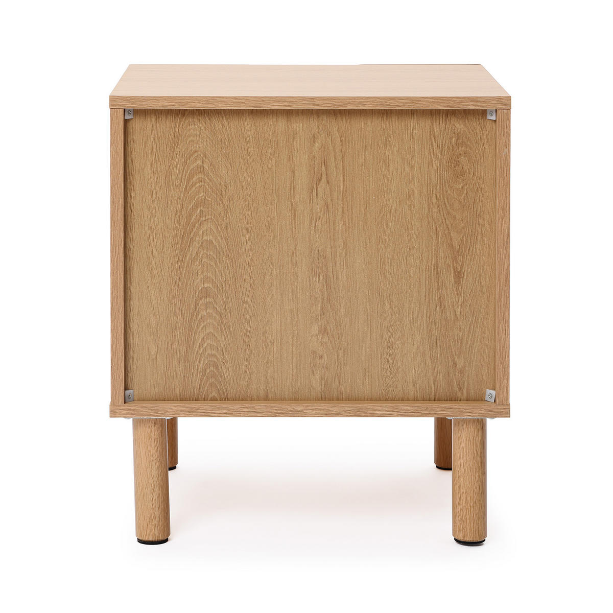 NACHTTISCH mit 2 Schubladen Beistelltisch | B45 x T41 x H52 cm - Eichefarben, Holzwerkstoff (45/52/40.5cm) - Hometopia