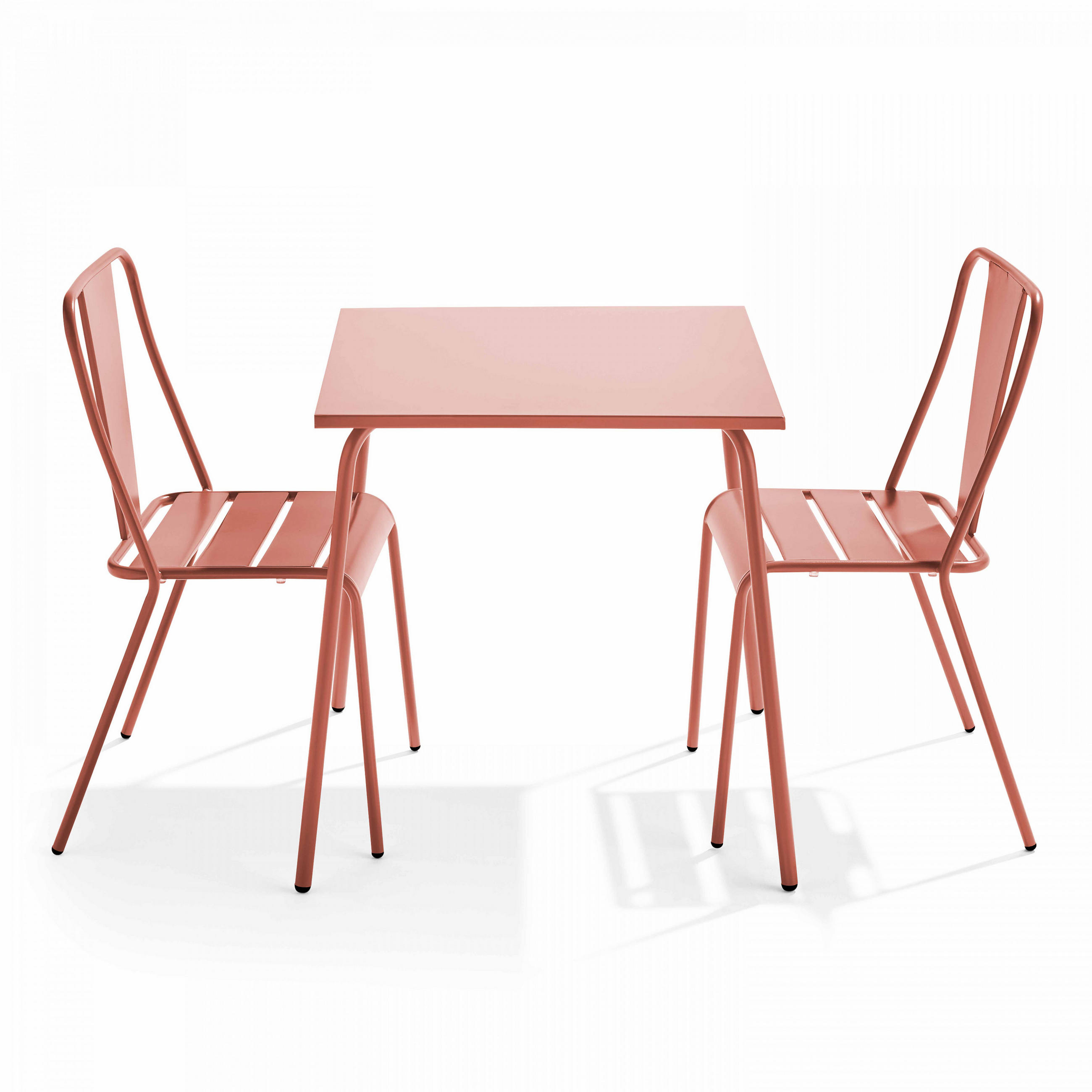 GARTENSET 3-tlg., Lehm - Pink, Metall - Oviala