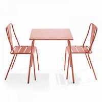 GARTENSET 3-tlg., Lehm - Pink, Metall - Oviala