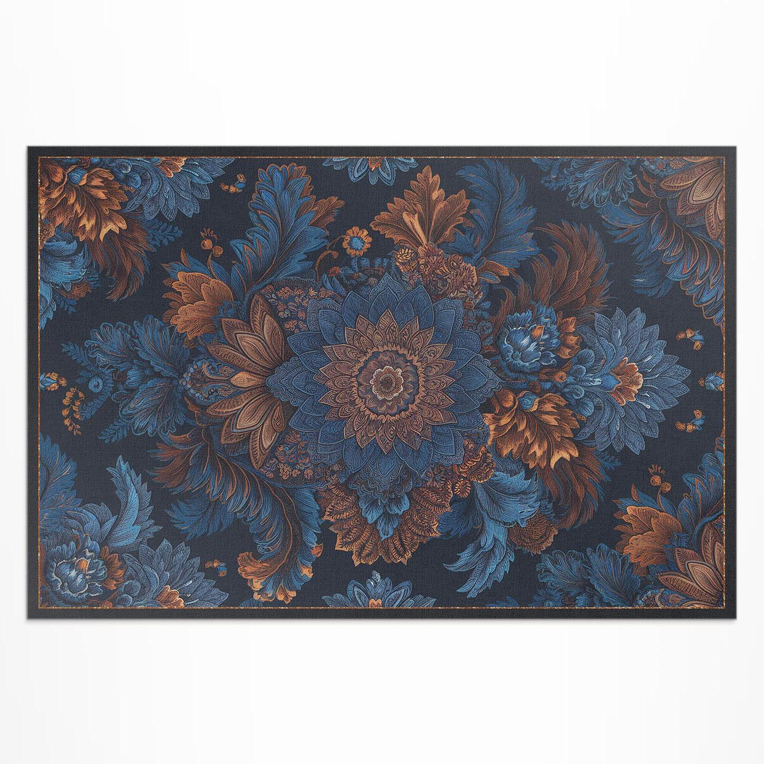 Wallfluent Teppich Türkis 100x150 cm