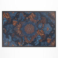 TEPPICH 140x210 cm Elegante Blumen Vintage Arrangement - Opal, Kunststoff (140/210cm) - Wallfluent