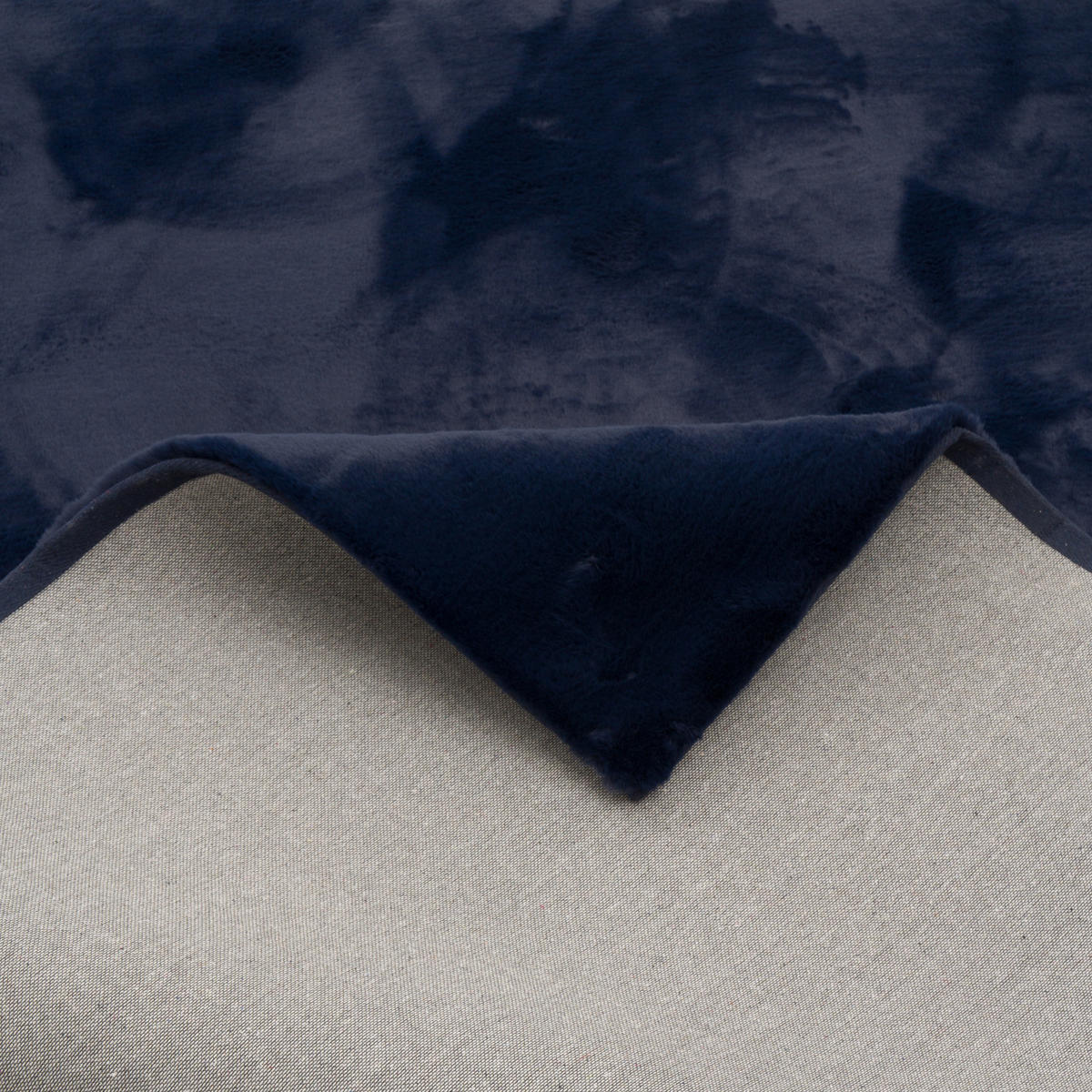 FELLTEPPICH LUXUS SUPER SOFT PLUSH - Dunkelblau, Textil (70/140cm) - Pergamon